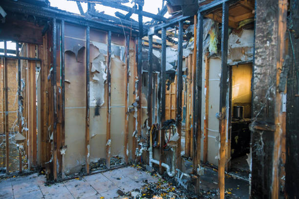 Professional Fire Damage Repair technician working in Castle Shannon, PA